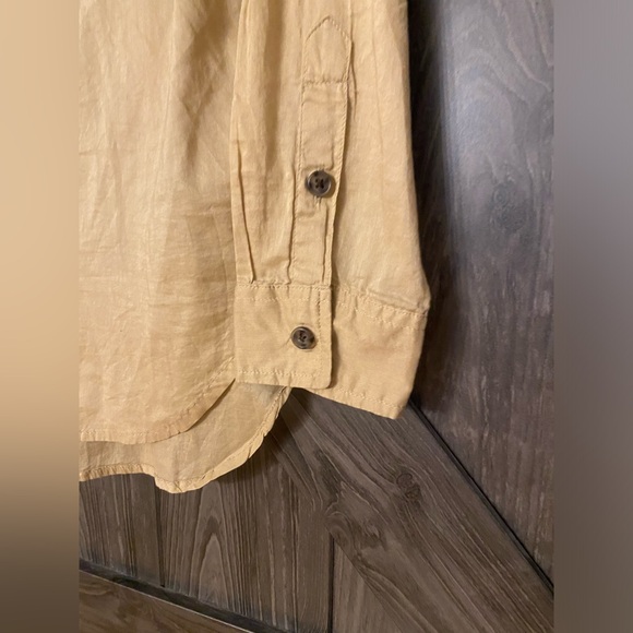 Tan collared button down Denim & Supply by Ralph Lauren shirt, NWT, sz M - Picture 2 of 4